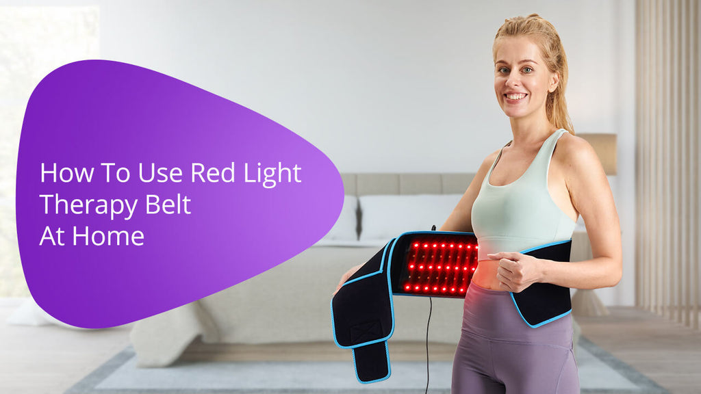 Electric Red Light Therapy Pulse Vibration Fitness Lose Burning