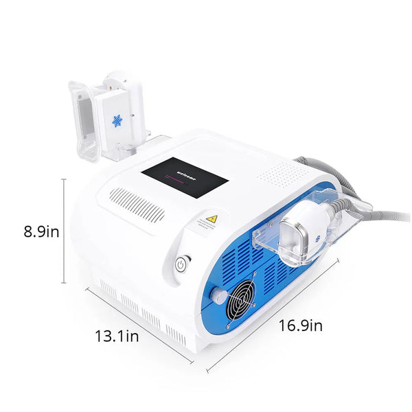 size of double chin machine