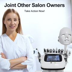 11 In 1 Hydrodermabrasion Beauty Skin System For Facial Care Skin Rejuvenation