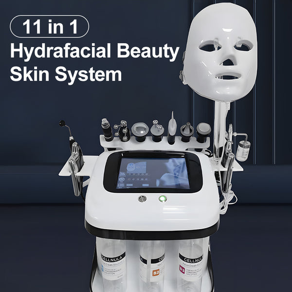 11 In 1 Hydrodermabrasion Beauty Skin System For Facial Care Skin Rejuvenation