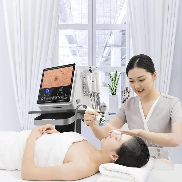 8 in 1 Hydro Dermabrasion Facial Care Machine Skin Detection Deep Cleansing Skin Rejuvenation