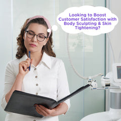 Radiofrequency Body Sculpting Skin Tightening Machine CET RET 448kHz 15.6 Inches Display Elegant Design Multiple Replacement Heads for Professional Use