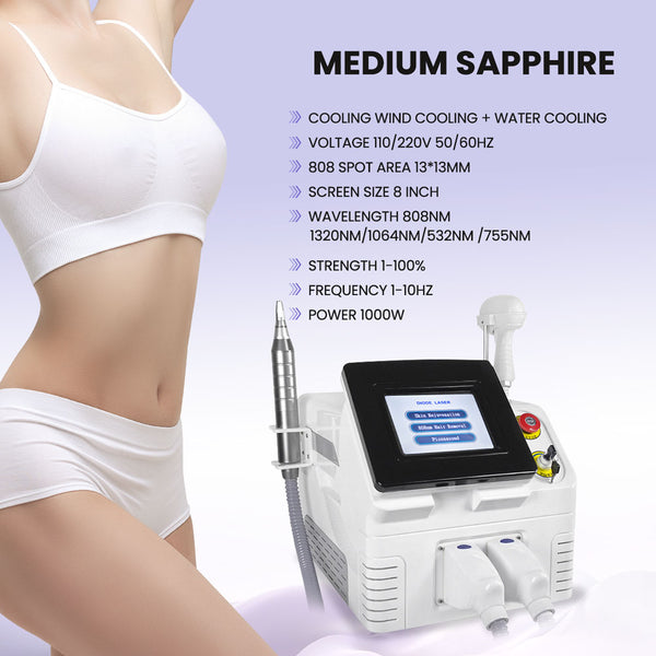 Multifunction Laser Machine Nd-yag Tattoo Removal Beauty Equipment Hair Removal