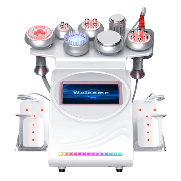 80K Ultrasonic Cavitation with 5mw Lipo Laser Pads RF EMS BIO Machine Fat Reducing Skin Tightening