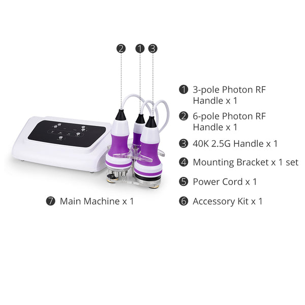 Medical device with components labeled on a white background