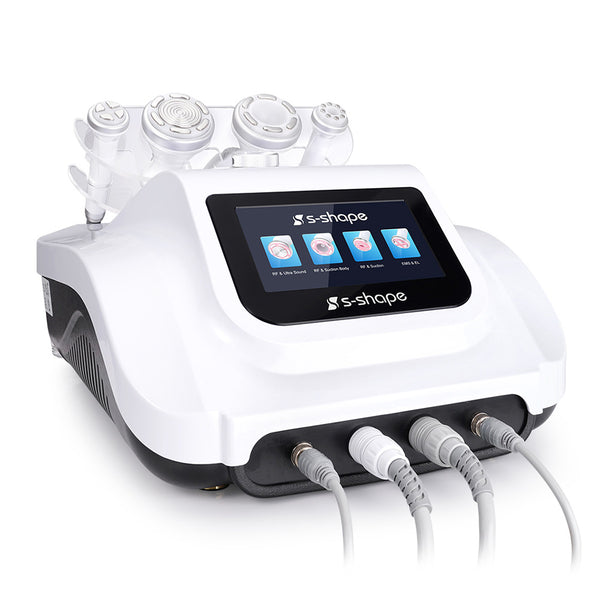 Side view of 30K S Shape machine showing compact 6.5 kg design with handle holder