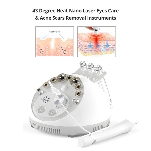 43 Degree Heat Nano Laser Eyes Care & Acne Scars Removal Instruments on a white background