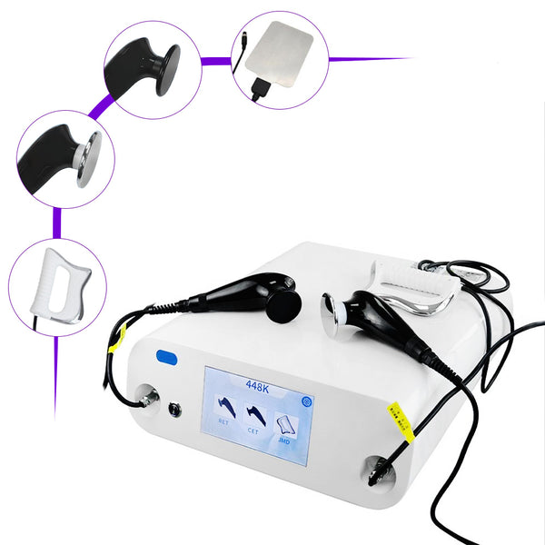 3 In 1 TECAR Therapy Machine With 448k CET RET Probes For Physiotherapy