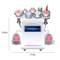9 in 1 80K Ultrasonic Cavitation RF Body Shaping Skin Tightening Machine