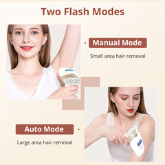 IPL Hair Removal Device With 5 Energy Levels, Large Emission Area for Long-lasting Hair Removal