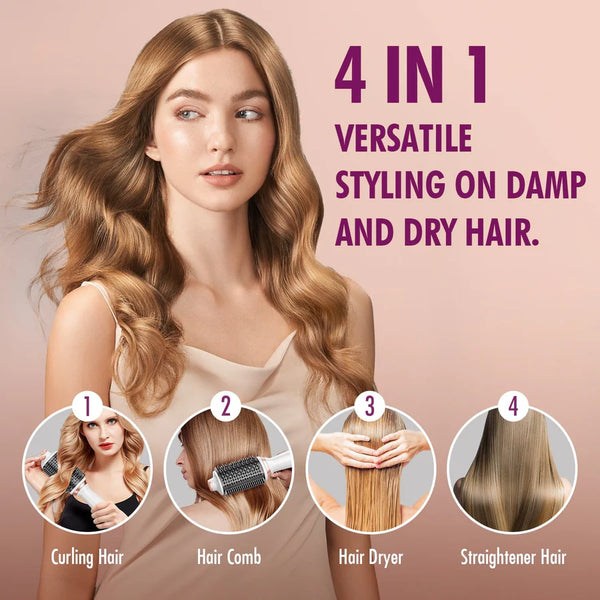 4 in 1 Blow Dryer Brush & Hot Air Styler for Drying & Styling