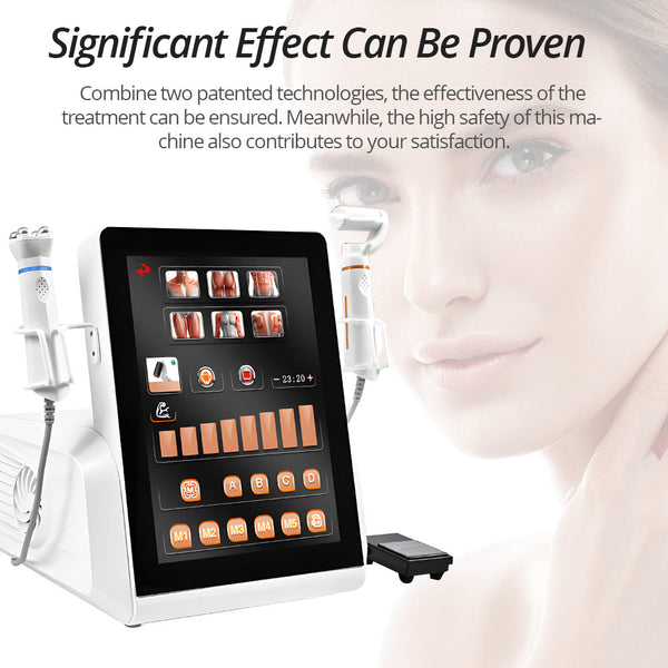 2in1 RF EMS Plasma Facial Beauty Machine Muscle Recovery Winkle Removal