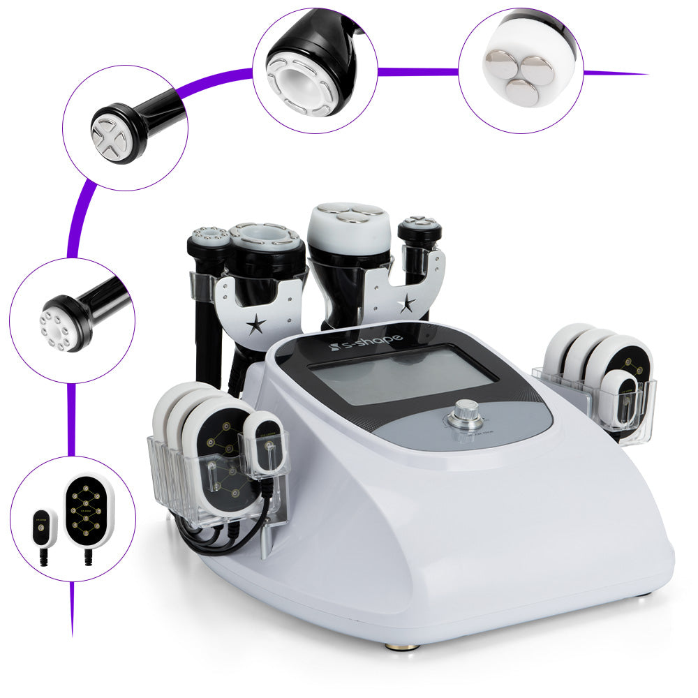 S Shape Cavitation Machine | RF Lipo Laser Body Contouring & Face