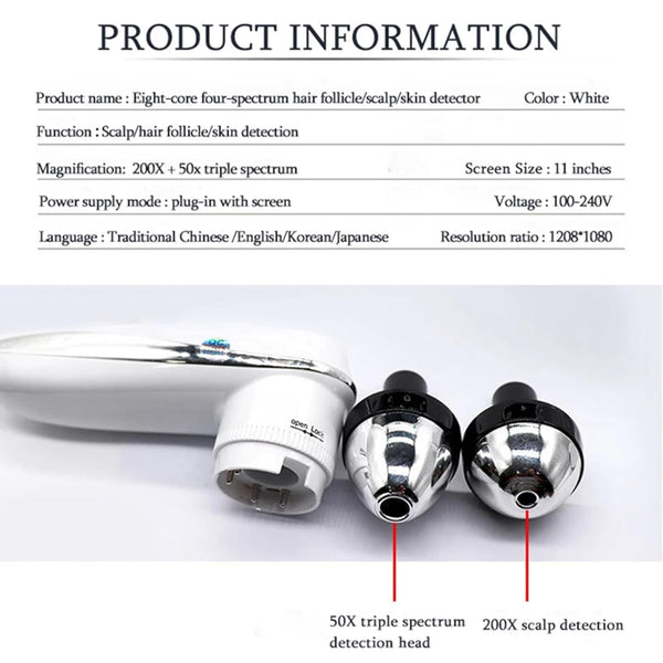 Skin Diagnosis Hair Analyzer