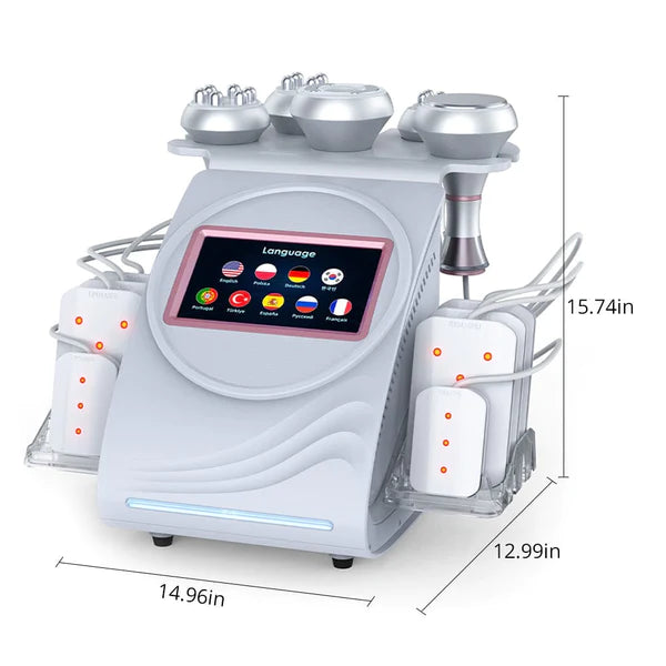 80K Ultrasonic Cavitation RF Vacuum Cellulite Dissolving Body Sculpting Machine