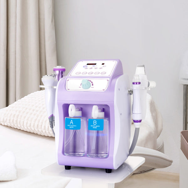 The Hydro Dermabrasion Machine is displayed in a beauty salon
