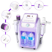 Peneelily Hydrodermabrasion Machine main view with 6 treatment handles