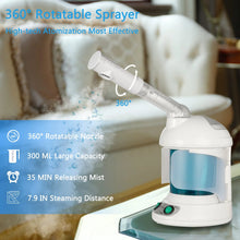 Suerbeaty 360° Facial Steamer Rotatable Home Sauna Spa or Salon Nano Facial Mister