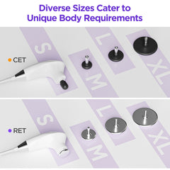 Radiofrequency Body Sculpting Skin Tightening Machine CET RET 448kHz 15.6 Inches Display Elegant Design Multiple Replacement Heads for Professional Use