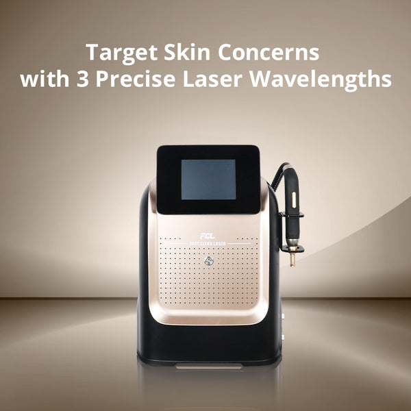 Picosecond Laser Beauty Machine With 3 Laser Head For Tattoo Removal Carbon Facial Peel