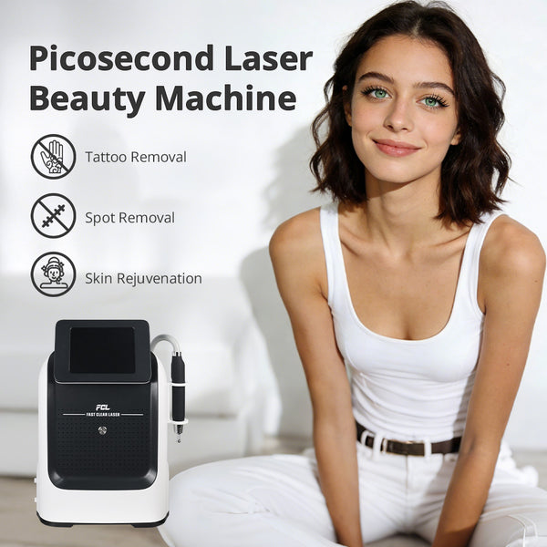 Picosecond Laser Machine With 4 Laser Heads For Tattoo Spot Removal Skin Whitening