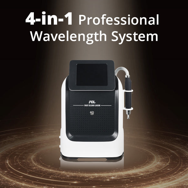 Picosecond Laser Machine With 4 Laser Heads For Tattoo Spot Removal Skin Whitening