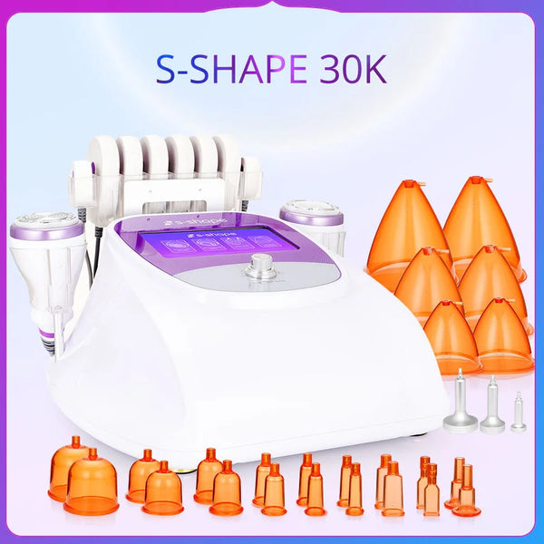 30K Cavitation Machine With Vacuum Cupping For Body Sculpting