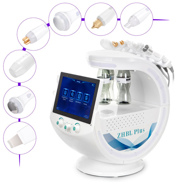 7-In-1 Hydradermabrasion Machine With AI Skin Test For Facial Care