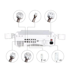 6 In 1 Cavitation Bipolar Rf Lipo Laser Machine