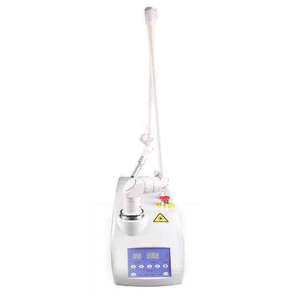 front view of 15W CO2 fractional laser machine with 7-joint articulated arm