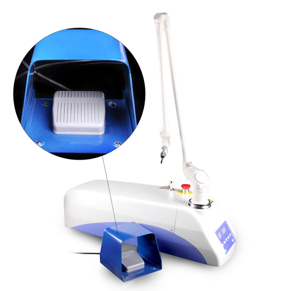 details of the foot switch of the 15W CO2 fractional laser machine