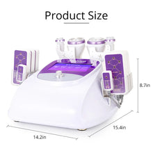 30K 6 In 1 S Shape Cavitation Machine product size