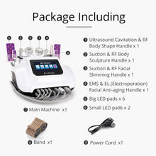 pakage list of 5 in 1 body sculpting machine