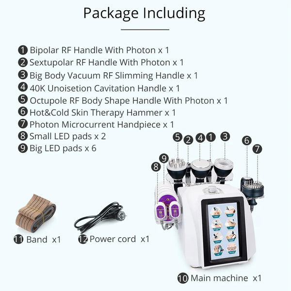 9 in 1 Cavitation Machine