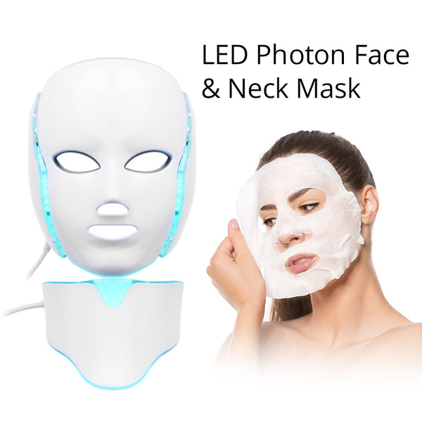 7 Colors Home Use LED Light Therapy Mask Remote Control