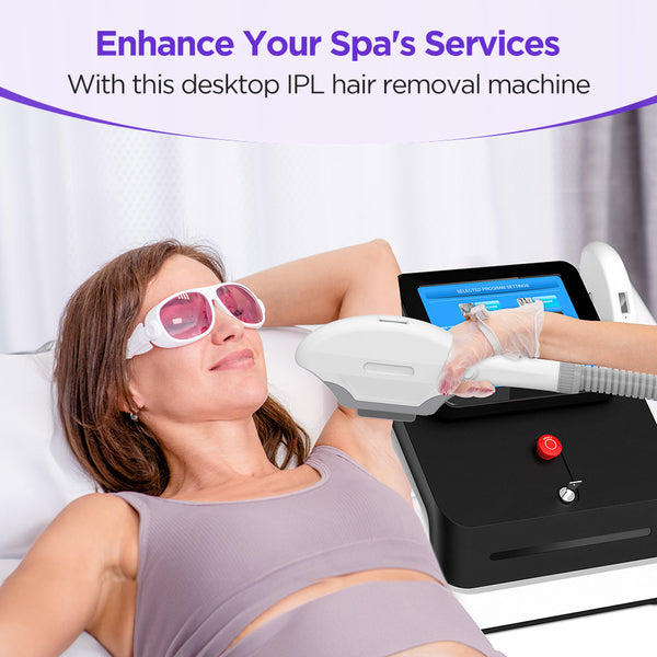 IPL Hair Removal Machine Painless Lasting Hair Removal Desk-Type For Beauty Salon