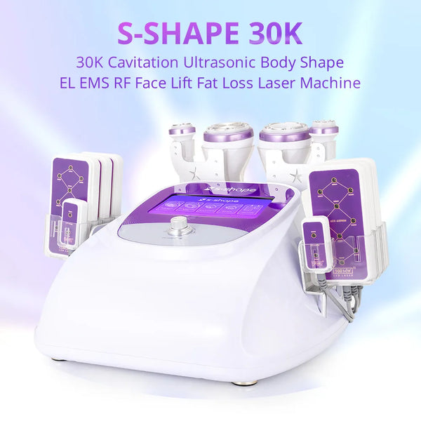 main image of 30K 6 In 1 S Shape Cavitation Machine