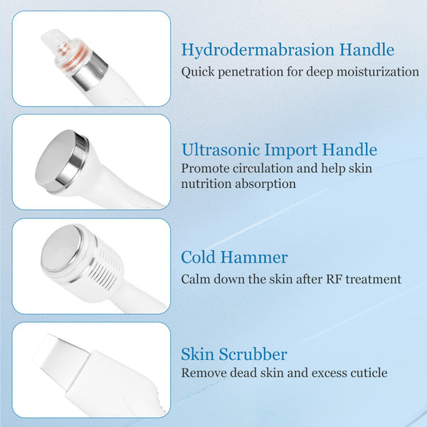 8In1 Professional HydroDermabrasion Machine For Cleansing Moisturizing Antiaging