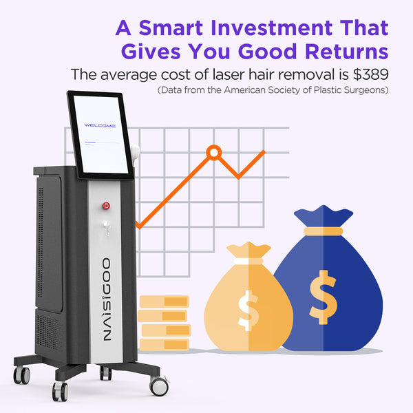 Laser Hair Removal Machine 808 Nm Laser Painless Lasting Hair Removal