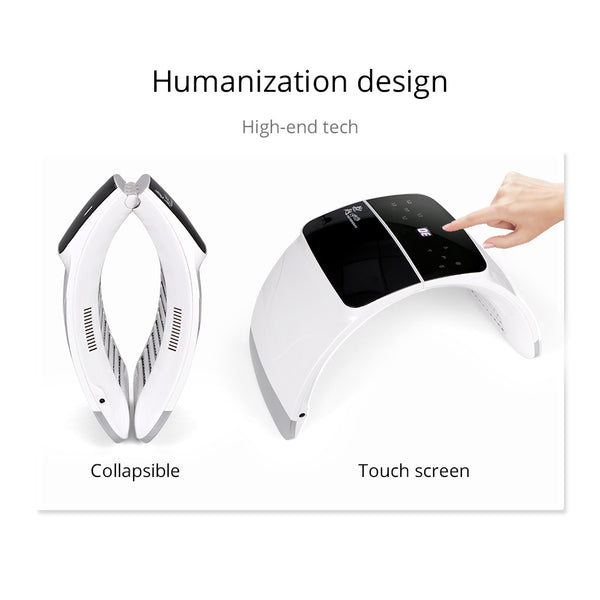 Folding PDT Phototherapy LED Lamp With 7 Colors For Skin Rejuvenation