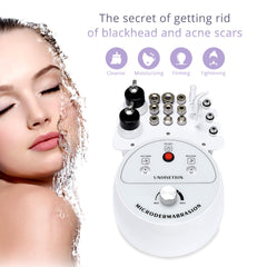 Portable 3 In 1 Diamond Microdermabrasion Machine for Home Use