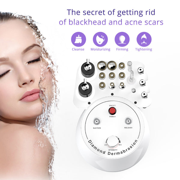 3-in-1 Home-Use Diamond Microdermabrasion Machine for Dead Skin Removal, Pore Cleansing, Hydrating