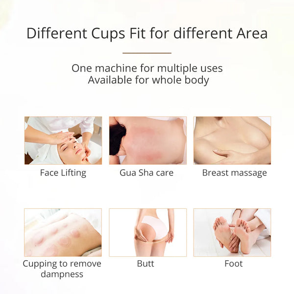Vacuum Cupping Therapy Machine for Breast Butt Enlargement Body Detox Skin Tightening