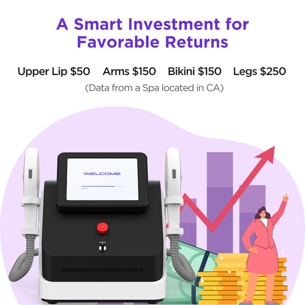 IPL Hair Removal Machine Painless Lasting Hair Removal Desk-Type For Beauty Salon