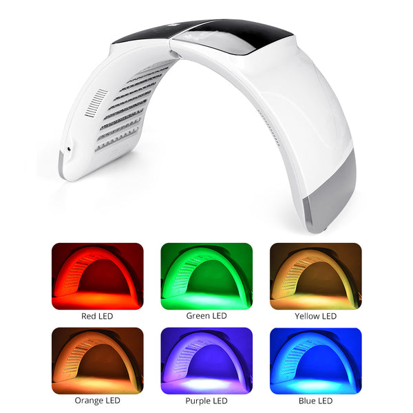 Folding PDT Phototherapy LED Lamp With 7 Colors For Skin Rejuvenation