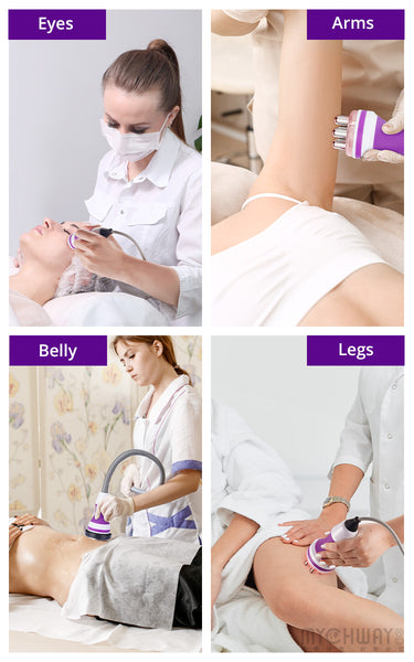 6 In 1 40K Cavitation Vacuum Radiofrequency Skin Care Body Sculpting Machine