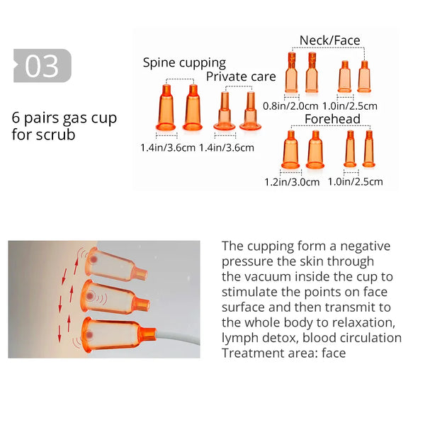 Vacuum Cupping Therapy Machine for Breast Butt Enlargement Body Detox Skin Tightening