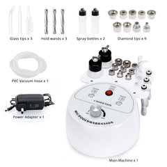 Portable 3 In 1 Diamond Microdermabrasion Machine for Home Use