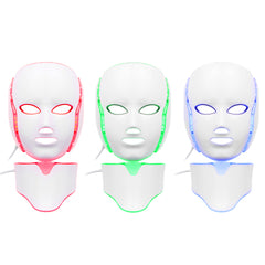 7 Colors Home Use LED Light Therapy Mask Remote Control