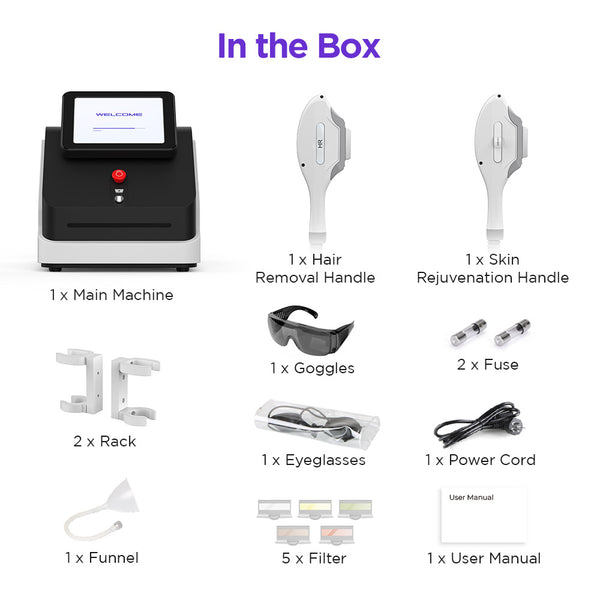 IPL Hair Removal Machine Painless Lasting Hair Removal Desk-Type For Beauty Salon